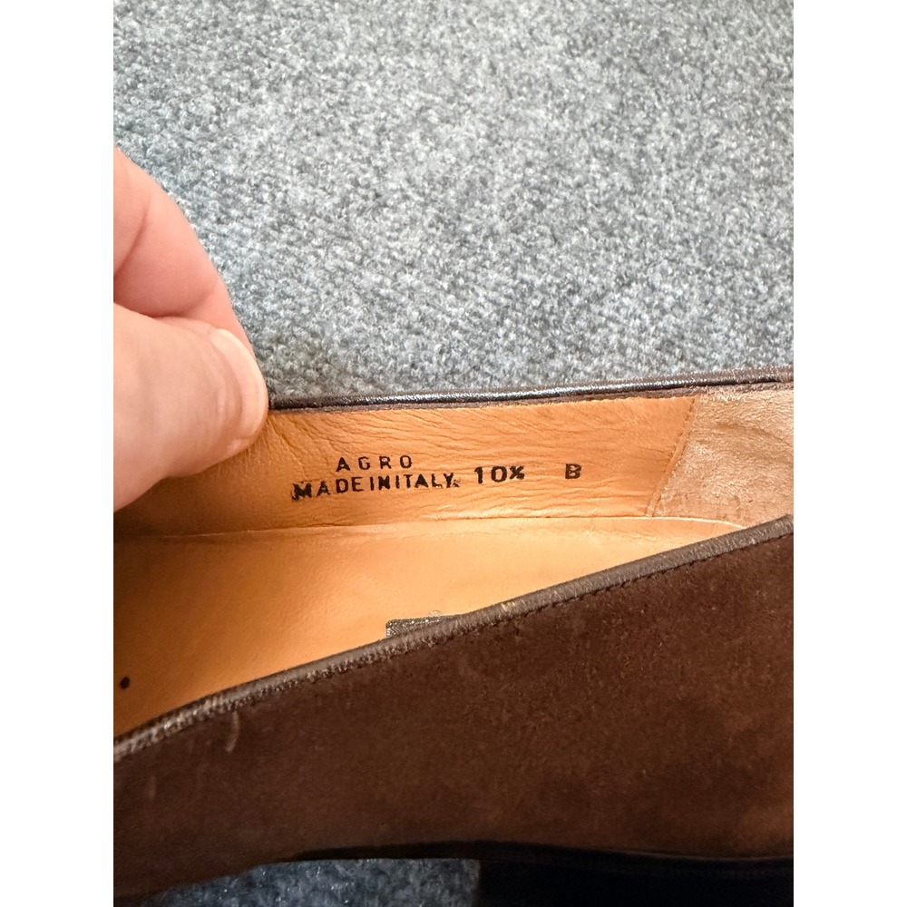 Bally Chestnut Suede Penny Loafers - Picture 3 of 10